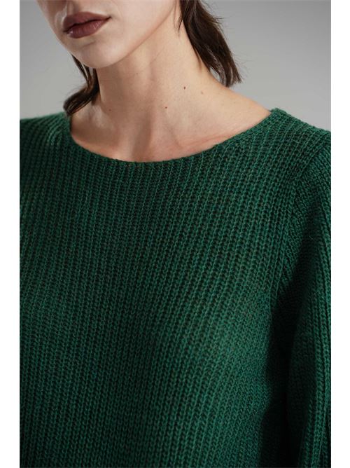 Maglia in misto lana Nualy | I25NSS13122VERDE BOSCO